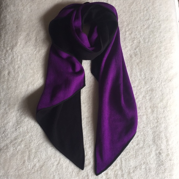 Calvin Klein Accessories - Calvin Klein purple/black scarf Calvin Klein Accessories - Calvin Klein purple/black scarf